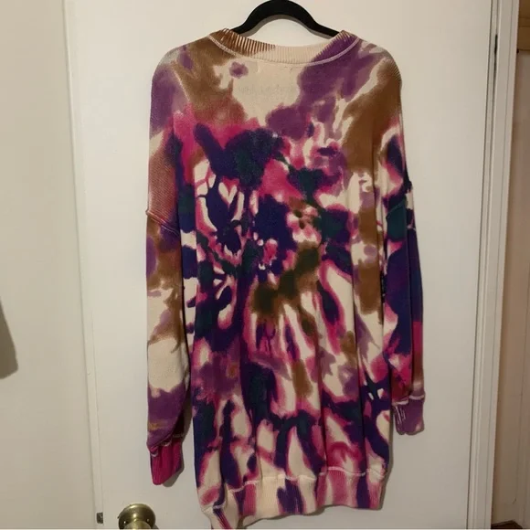 NATURAL LIFE Multicolor Tie-Dye Sweater - Picture 14 of 14